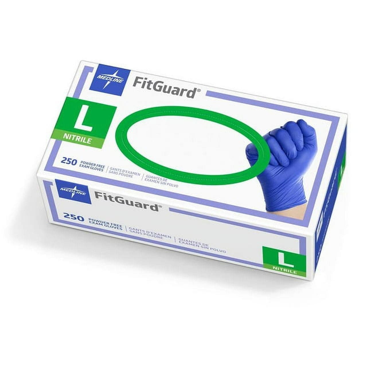 Medline FitGuard Vinyl Exam Gloves